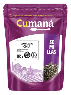 Semillas de chia cumana sin tacc 150gr
