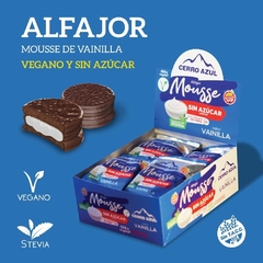Caja Alfajor Vainilla con edulcorante Cerro Azul 12 u.