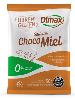 Dimax Galletas Chocomiel bolsa 50gr