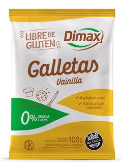 Dimax Galletas Vainilla en bolsa 100gr