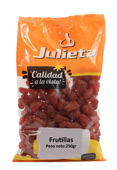 Frutillas deshidratadas 250gr (paquete mediano)