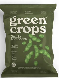 GREEN CROPS Snacks horneados Arvejas al Dijòn SIN TACC x 45 g.