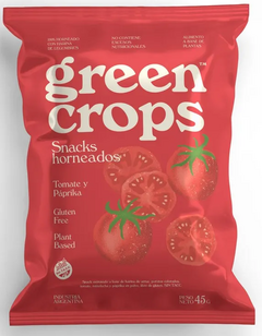 GREEN CROPS Snacks horneados Tomate y Páprika SIN TACC x 45 g. - comprar online