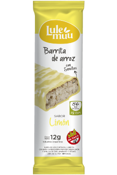 Barrita de arroz Lulemuu Limón x unid.