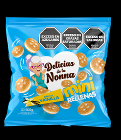 Delicias de la Nonna MINI Galletas rellenas vainilla 160gr