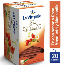 La Virginia té Rosa mosqueta con manzanilla x 20 saq