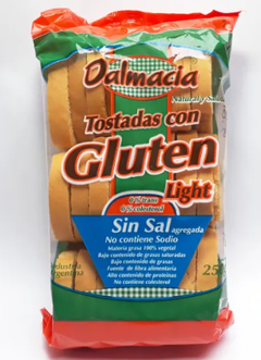 Tostada Dalmacia con gluten SIN SAL light 250gr