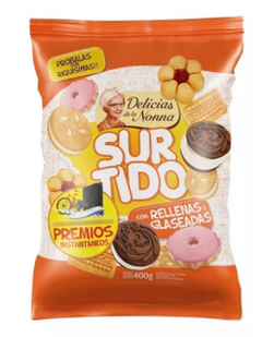 Delicias de la Nonna Galletas surtidas color naranja 400gr