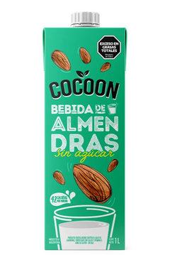 Cocoon Leche de almendras SIN AZUCAR 1 Litro