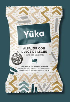 Alfajor Yuka dulce de leche x unidad