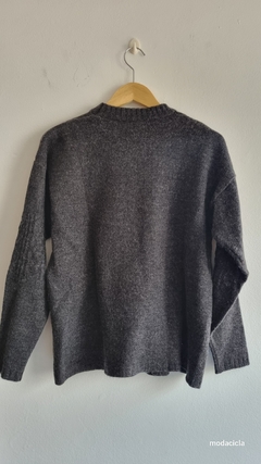 Tricot Vintage Cinza Escuro - comprar online