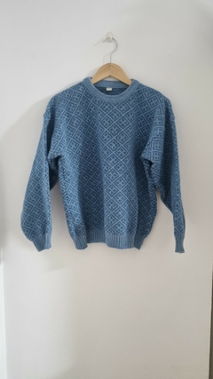 Tricot Vintage Azul