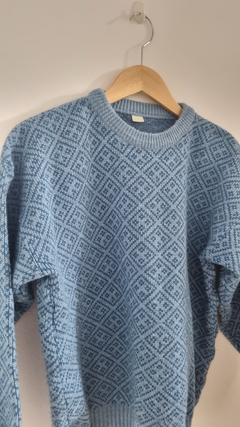 Tricot Vintage Azul - comprar online