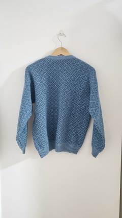 Tricot Vintage Azul na internet