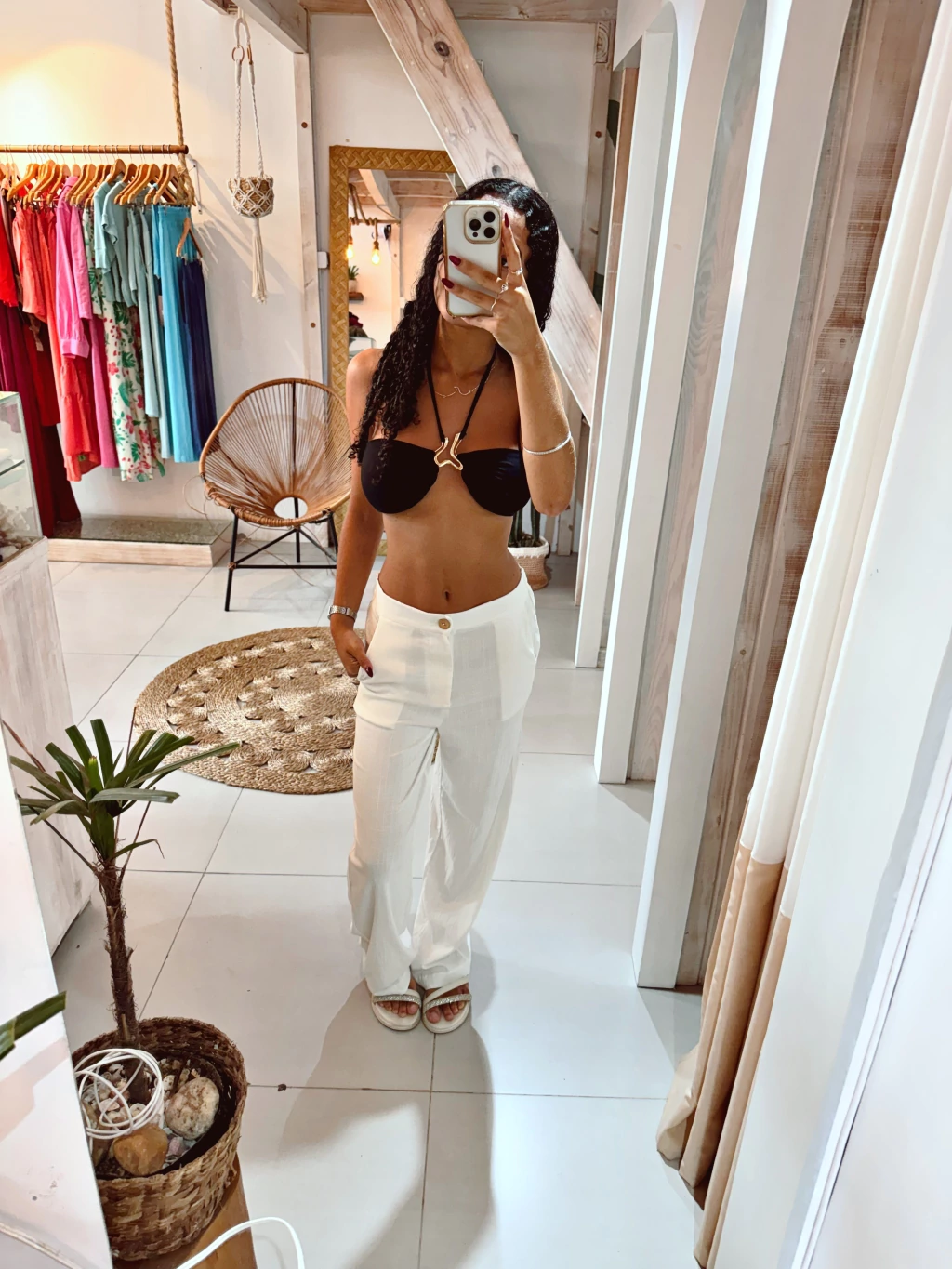 CALÇA ALFAIATARIA PANTALONA OFFWHITE