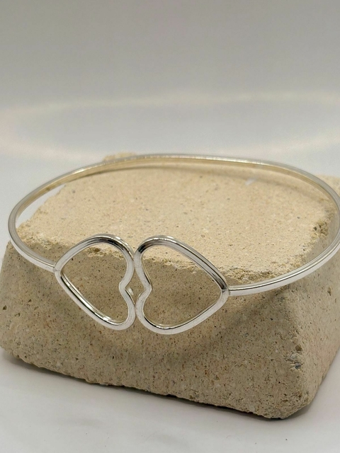 Bracelete Coração Duplo