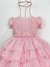 vestido festa rosa claro peróla - comprar online