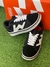 Tenis preto detalhe branco-2116 na internet