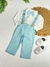 conjunto batizado menino Azul mar-2085