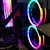 Imagen de Aigo R12 Computer Case PC Fan Adjust ARGB Cooling Fan 120mm Quiet Control AURA SYNC Computer Cooler Cooling RGB Case Fans