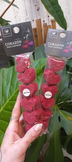 Carboncitos con forma para sahumar