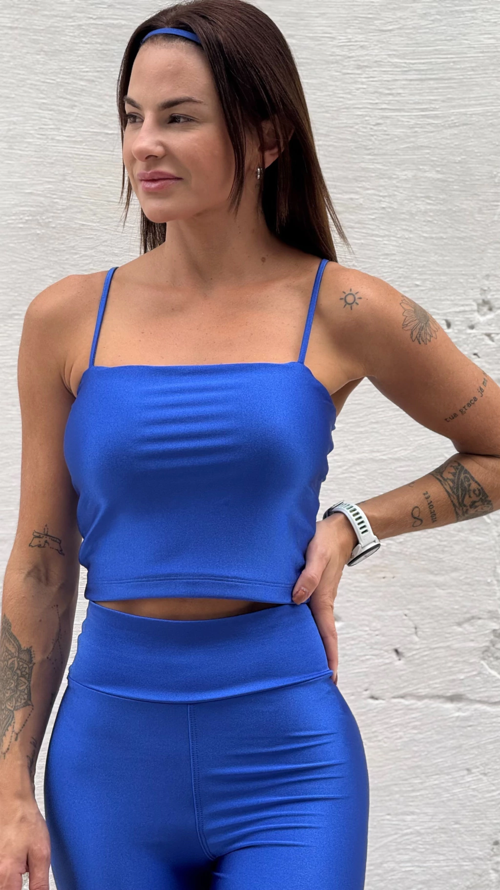 CROPPED ROYAL BLUE