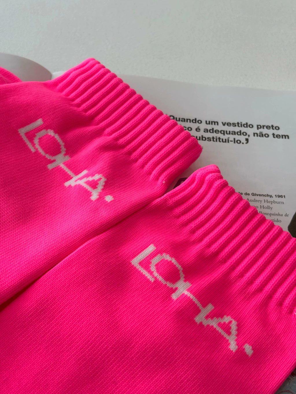 MEIA LOHA POLIAMIDA ROSA