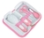 kit higiene bebê rosa