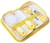 kit higiene bebê amarelo