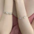 Bracelete três Borboletas ouro - comprar online