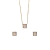Conjunto Quadrado ouro