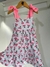 Vestido cerejinha neon