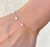 Pulseira coração pérola