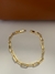 Pulaeira Masculina Elos elegante Banhada a Ouro 18k