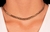 Choker seta Banhada a ouro 18k - loja online