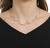 Colar ondas Banhada a ouro 18k