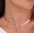 Choker seta Banhada a ouro 18k - Santa Fé Acessórios