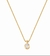 Colar ponto de Luz Dourado M