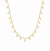 Choker corações Dourado