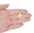 Colar coração liso Banhado a ouro 18k