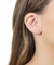 Brinco gota cristal banhado a ouro 18k - comprar online