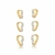Trio Argoiinhas Coração - comprar online