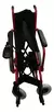 Silla De Ruedas Motorizada Electrica Plegable Aspen Jl102 Rojo - Negro (En Pilar) - Grupo SIIB