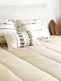 Edredón Deco Washed Queen Beige en internet