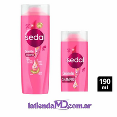 Shampoo ceramidas Sedal botella 190 ml
