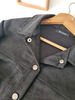 Imagen de Chaqueta gamuzada West negro