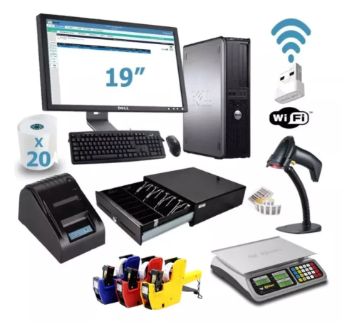 Kit Punto De Venta / Computadora / Bascula/ Impresora / Lector / Impresora Etiquetas