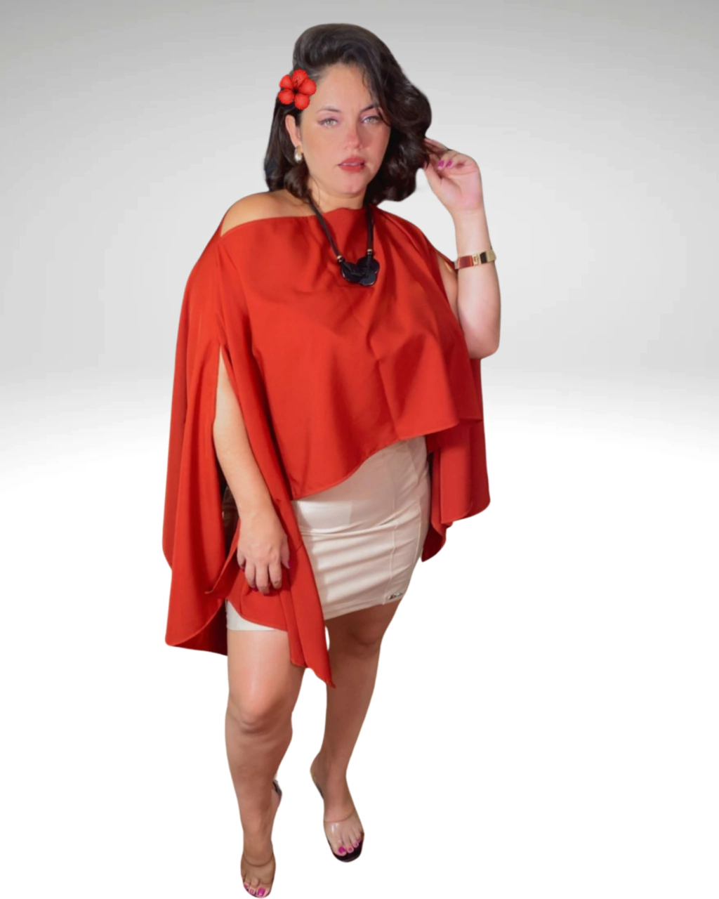 BATA COM CROPED LUXO PLUS SIZE