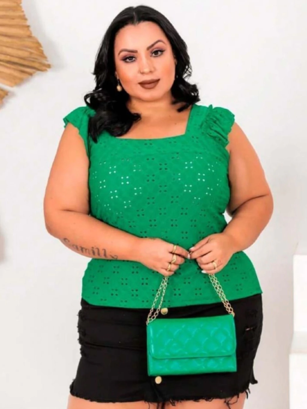 Blusa de lese linha premium plus size
