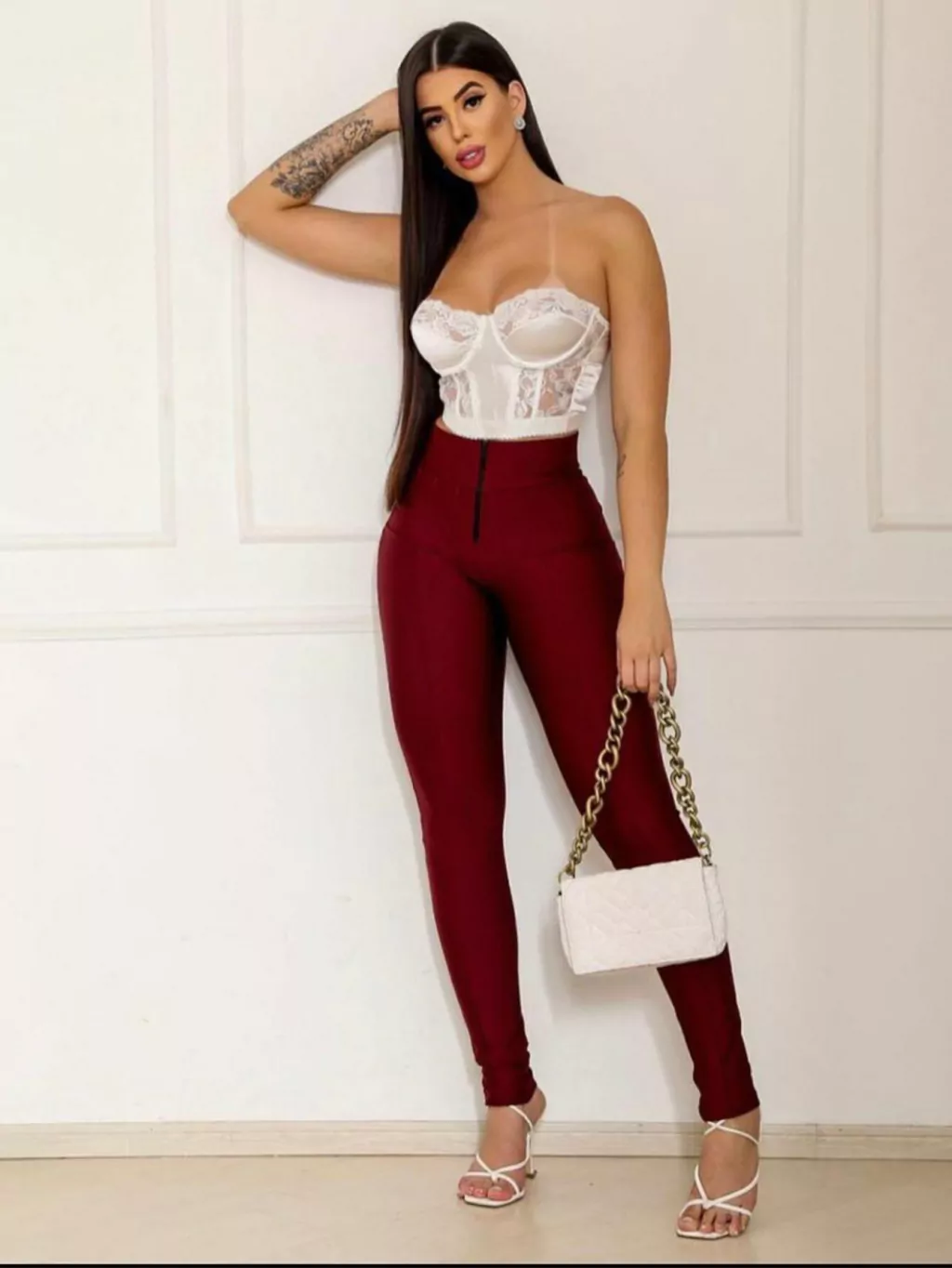 Calça Lipo Power Cintura Alta Disfarça Barriga